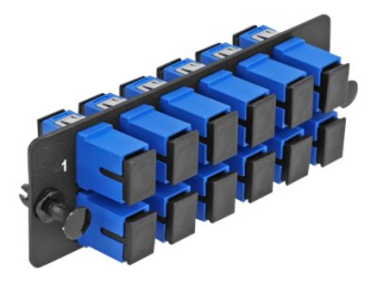 Delock Glasfaser-Adapterplatine - SCUPC SM X 12