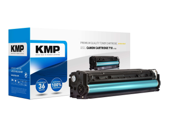 KMP C-T22 - Gelb - kompatibel - Tonerpatrone (Alternative zu: Canon 718Y)