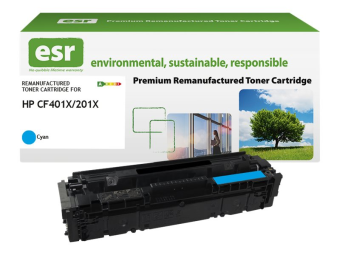 ESR Mit hoher Kapazität - Cyan - kompatibel - wiederaufbereitet - Tonerpatrone (Alternative zu: HP CF401X)
