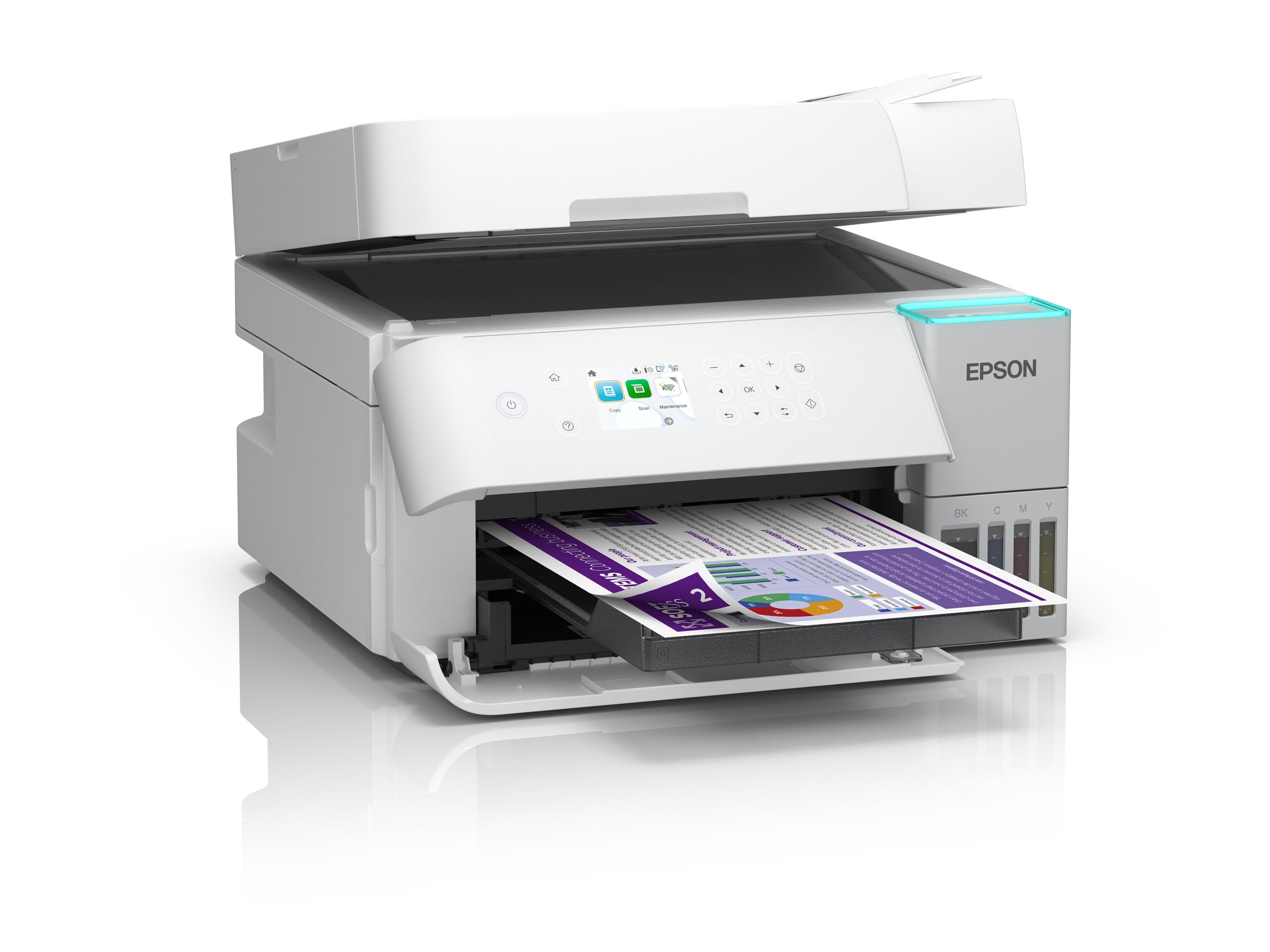 Epson EcoTank ET-3956 - Multifunktionsdrucker - Farbe - Tintenstrahl - ITS - A4Letter (Medien)