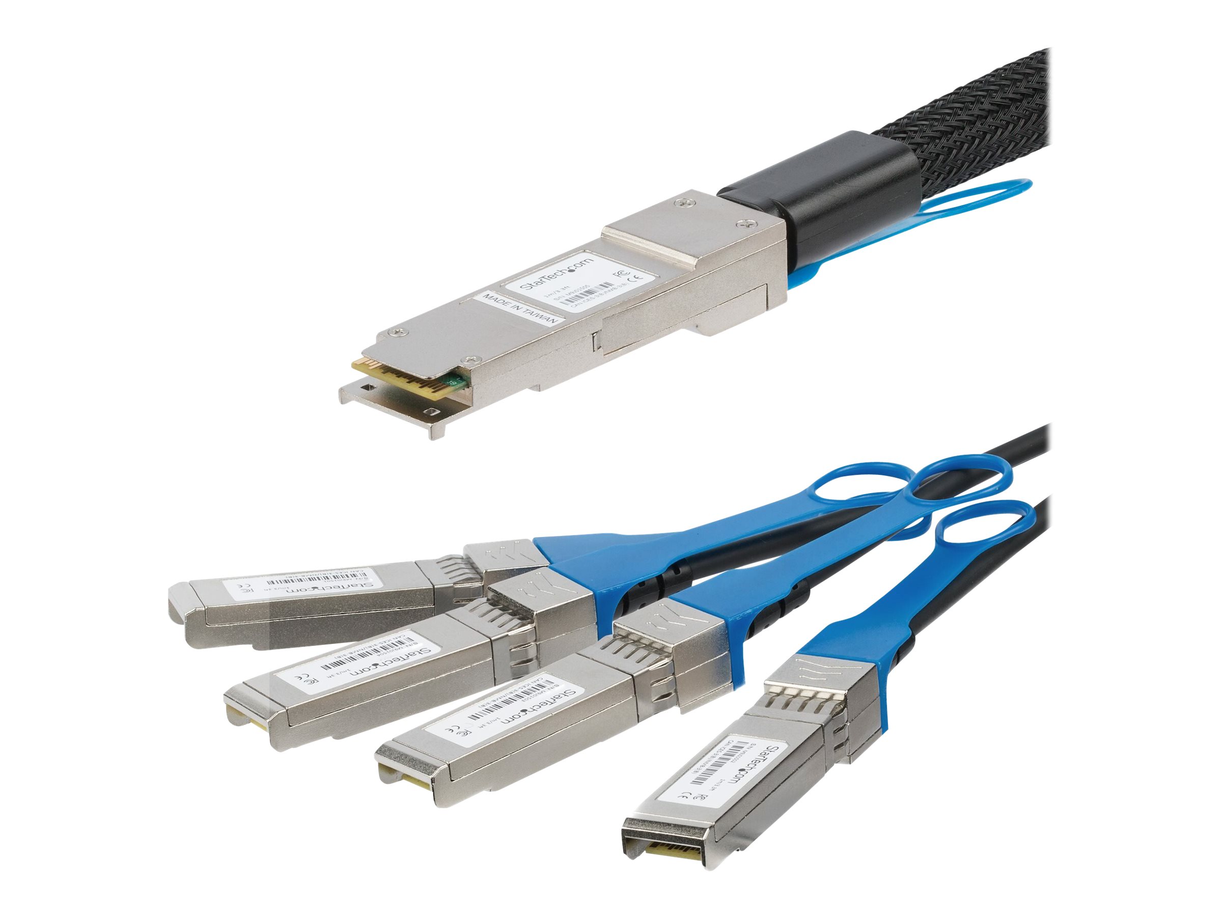 StarTech.com 3m QSFP+ Breakout Kabel - QSFP+ auf 4x SFP+