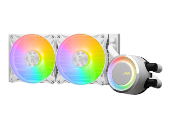 MSI MAG CORELIQUID E240 - Prozessor-Flüssigkeitskühlsystem - Kühlergröße 240 mm - (für LGA1156, LGA1155, LGA1150, LGA1151, AM4, LGA1200, LGA1700, AM5)