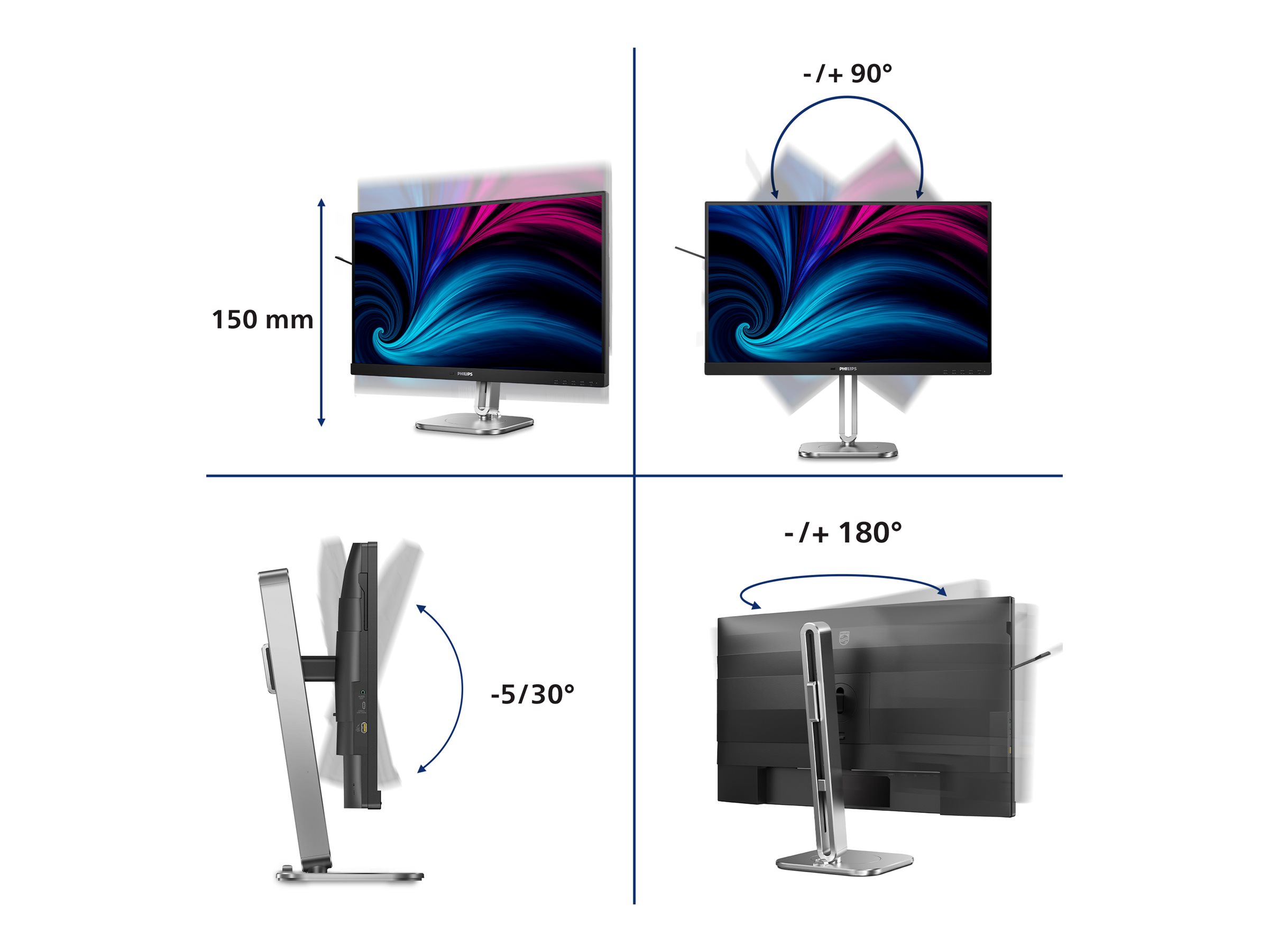 Philips 27B2N4500 - 4000 Series - LED-Monitor - 68.5 cm (27")