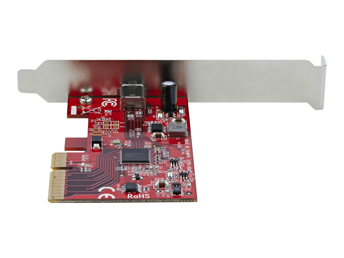 StarTech.com 1-Port USB-C PCIe Adapter - USB-C SuperSpeed 20 Gbits PCI Express 3.0 x4 Host Controller Karte - WinLinuxmacOS (PEXUSB321C)