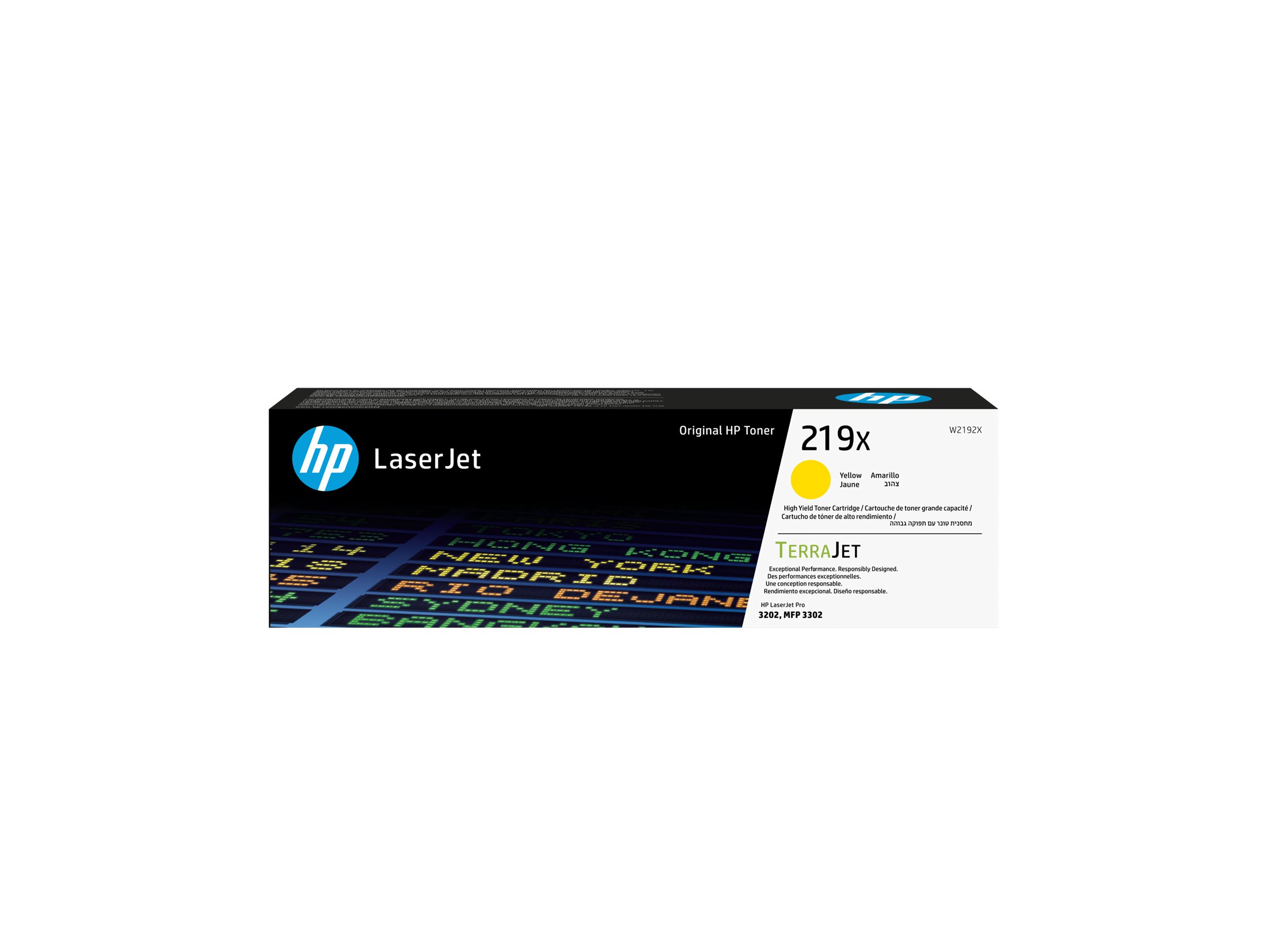 HP 219X - Hohe Ergiebigkeit - Gelb - original - LaserJet - Tonerpatrone (W2192X)