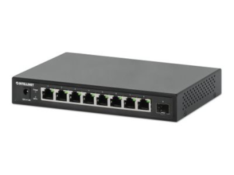 Intellinet Switch - unmanaged - 8 x 1010010002.5G + 1 x 10 Gigabit SFP+ (Uplink)