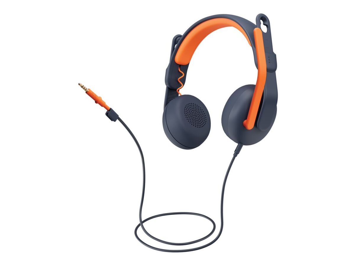 Logitech Zone Learn Wired On-Ear Headset for
