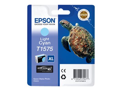Epson T1575 - 25.9 ml - hell Cyan - original