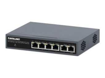 Intellinet Switch - leicht - Smart - 6 x 101001000 (PoE+)