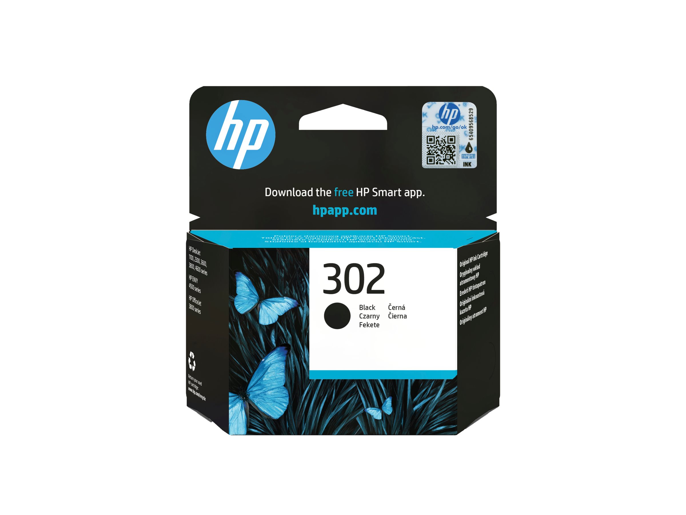 HP 302 - 3.5 ml - Schwarz - original - Tintenpatrone
