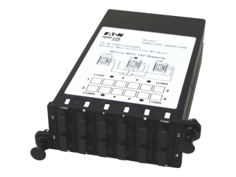 Tripp Eaton Tripp Lite Series Fiber TAP Cassette - Multimode 8-Fiber MPO to MPO 4 Monitoring Ports 7030 Split
