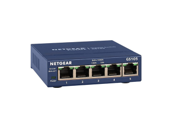 Netgear ProSafe GS105 - Switch - Kupferdraht 1 Gbps - 5-Port 3 HE - Extern