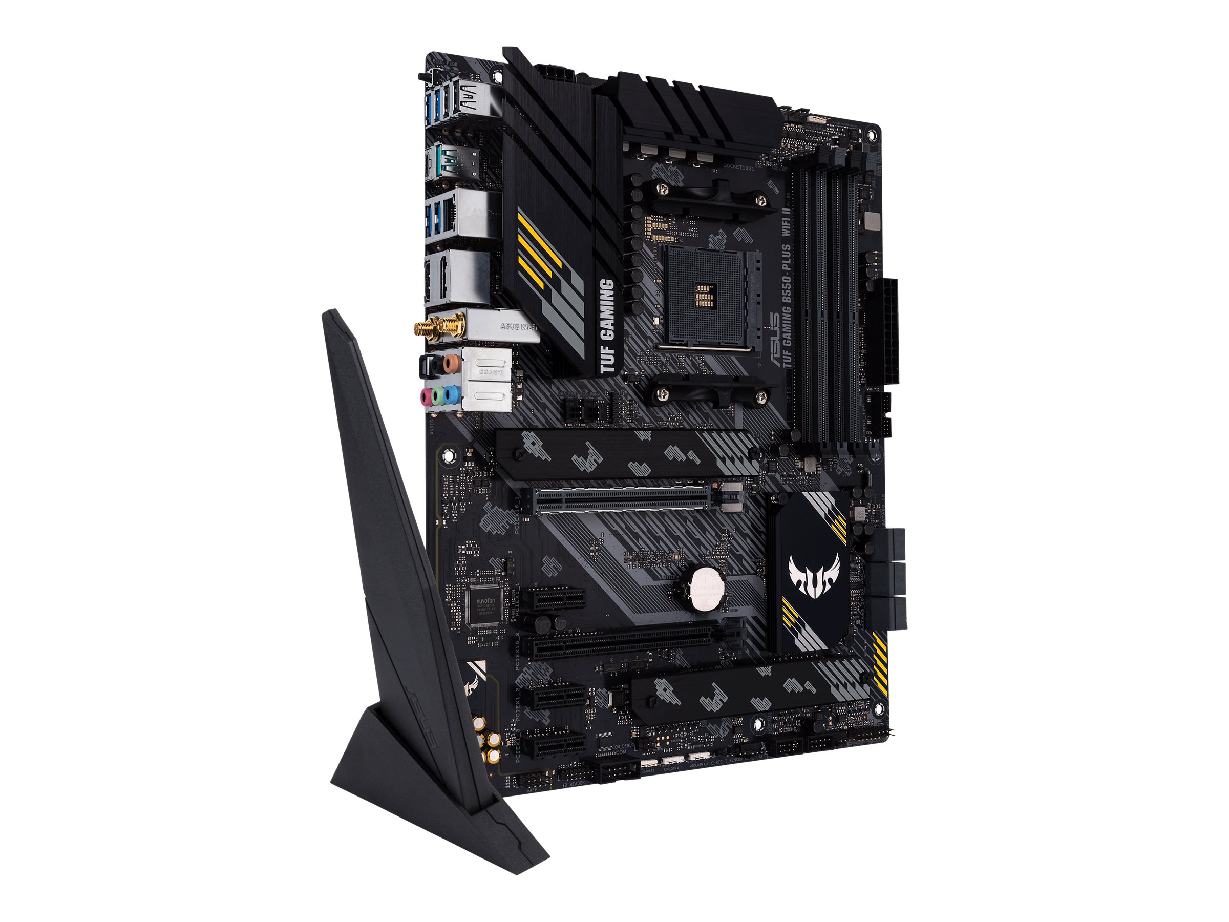 ASUS TUF GAMING B550-PLUS WIFI II - Motherboard - ATX - Socket AM4 - AMD B550 Chipsatz - USB-C Gen2, USB 3.2 Gen 1, USB 3.2 Gen 2 - 2.5 Gigabit LAN, Wi-Fi 6, Bluetooth - Onboard-Grafik (CPU erforderlich)