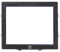 Elo Touch Solutions Elo Front-Mount Bezel - Befestigungskit - für Monitor - stainless steel, Aluminium, Stahl, kaltgewalzter Stahl - Bildschirmgröße 43.2 cm (17")