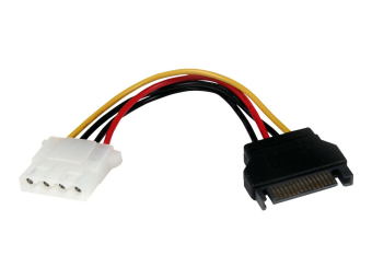 StarTech.com 15cm SATA auf LP4 Stromadapter - BuSt - Netzteil - SATA-Stromstecker (M)