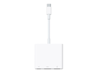 Apple Videoadapter - 24 pin USB-C männlich zu USB HDMI USB-C (nur Spannung)