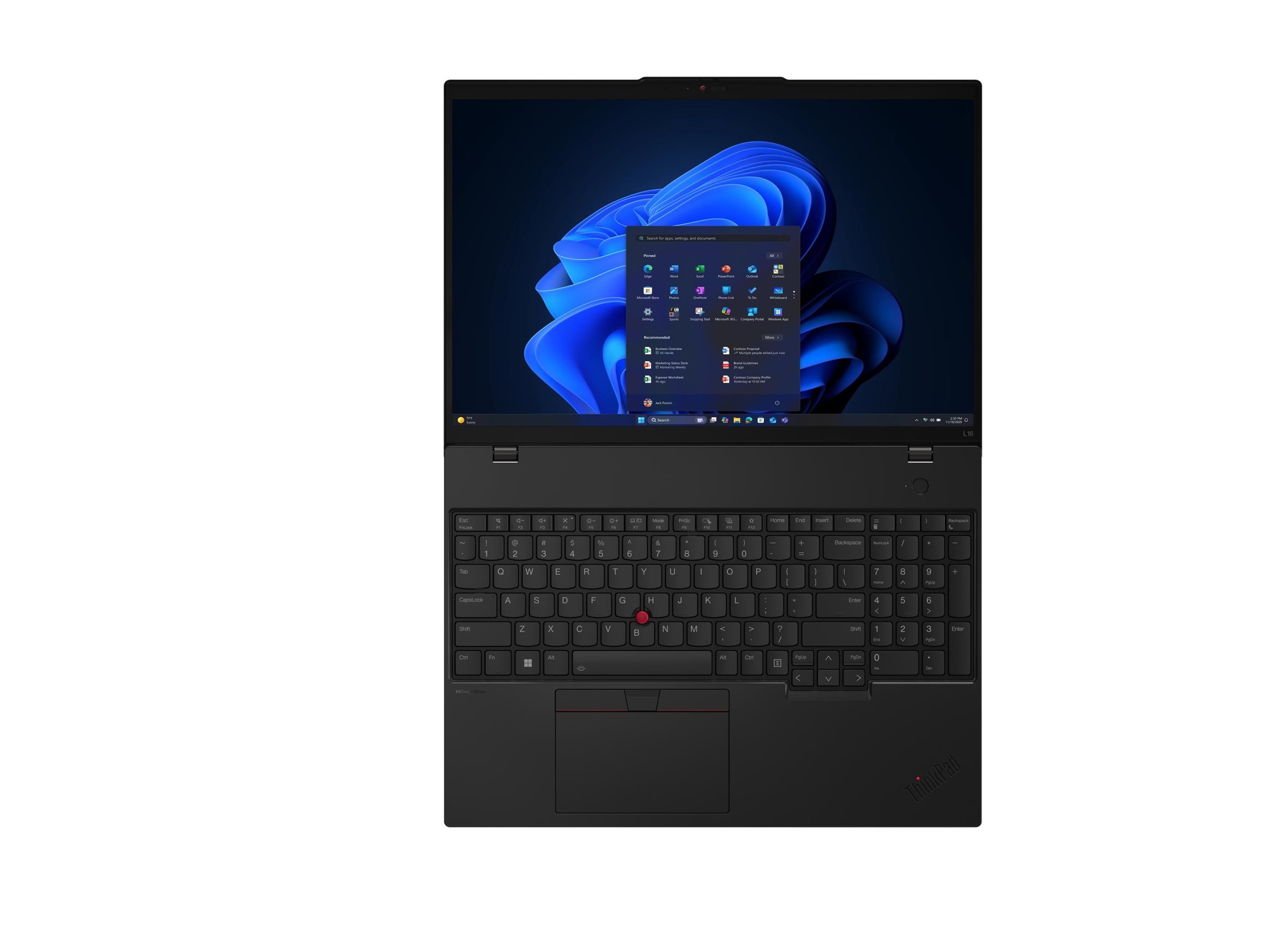 Lenovo ThinkPad L16 Gen 2 21SC - AMD Ryzen 5 Pro 215  3.2 GHz - Win 11 Pro - Radeon 740M - 32 GB RAM - 1 TB SSD TCG Opal Encryption 2, NVMe - 40.6 cm (16")