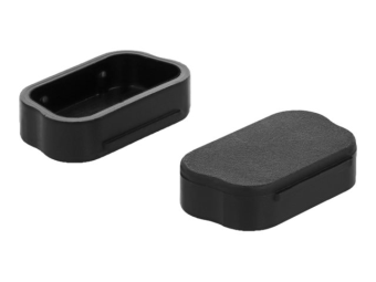 Delock Sub-D 9  Sub-D 15 - Schutzumschlag - Schwarz (Packung mit 10)