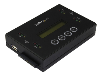 StarTech.com Laufwerks Duplizierer und Löscher für USB Sticks und 2,5  3,5" SATA Laufwerke - 11 duplizierung plus Cross-interface - Festplatte  USB-Drive-Duplikator - 1 Schächte (Serial ATA-600  USB)