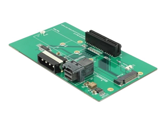 Delock U.2 SFF-8643 Adapter to PCIe x4 or M.2 Key M slot with fixing plate - Schnittstellenadapter - M.2, PCIe-Karte (PCIe-Karte)