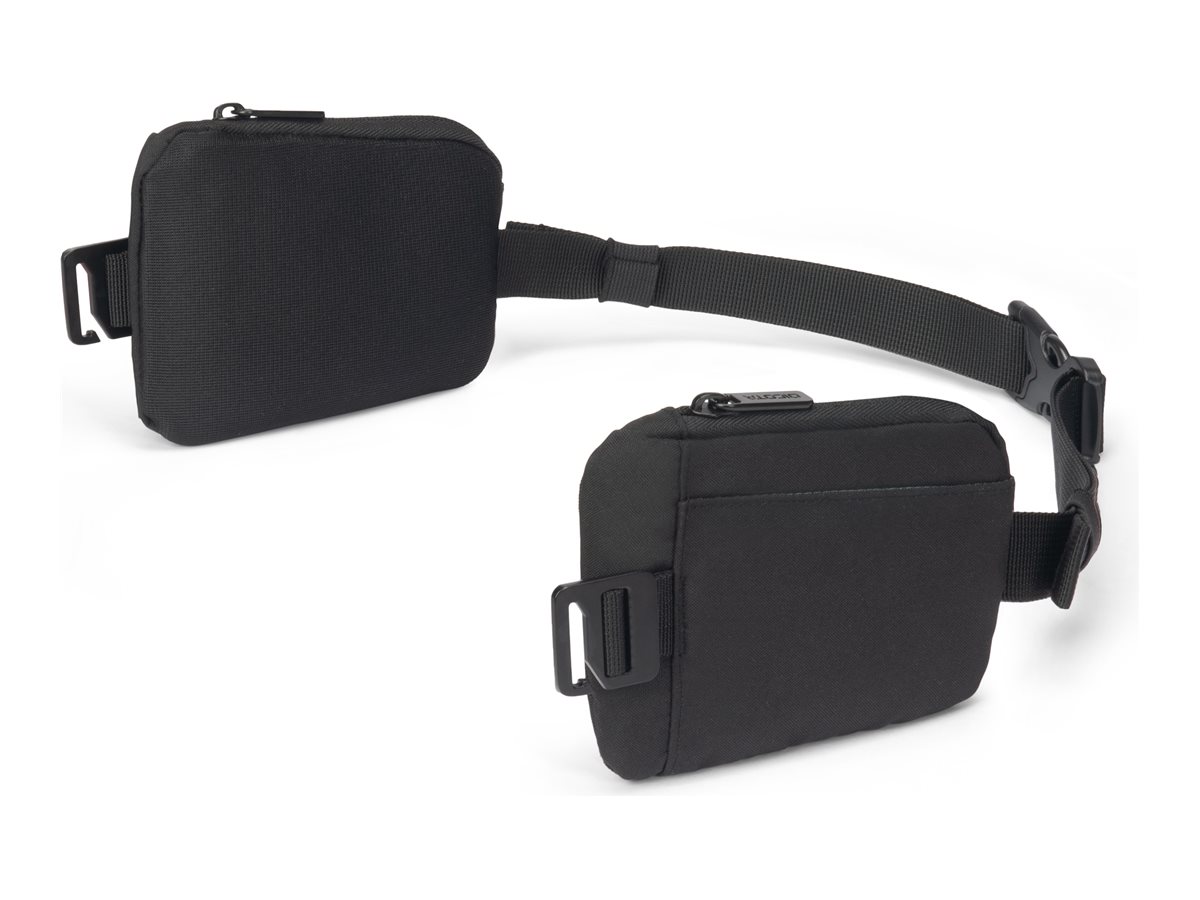 Dicota Gürtel für Rucksack - Schwarz