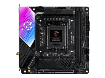 ASRock Phantom Gaming B860I Lightning WiFi - Motherboard - Mini-ITX - LGA1851 Sockel - B860 Chipsatz - USB-C 3.2 Gen2, USB 3.2 Gen 2, USB 3.2 Gen 1 - 2.5 Gigabit LAN, Wi-Fi 6E, Bluetooth - Onboard-Grafik (CPU erforderlich)