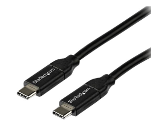 StarTech.com StarTech USB-C auf USB-C Kabel mit 5A Power Delivery - StSt - 2m - USB 2.0 - USB-IF zertifiziert - USB Typ C Kabel - USB-Kabel - USB-C (M)