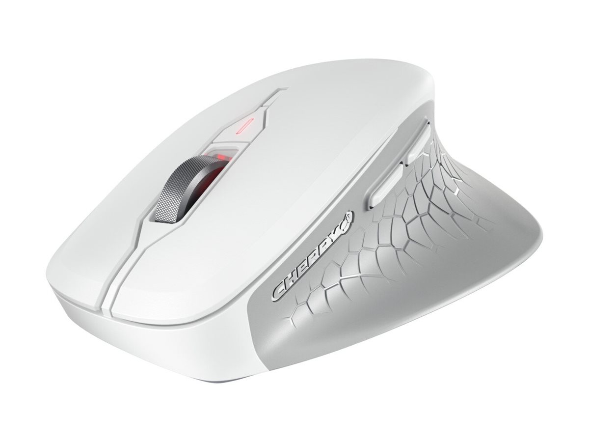 Cherry STREAM MOUSE COMFORT - Maus - ergonomisch - Für Rechtshänder - optisch - 6 Tasten - kabellos - 2.4 GHz - kabelloser Empfänger (USB)