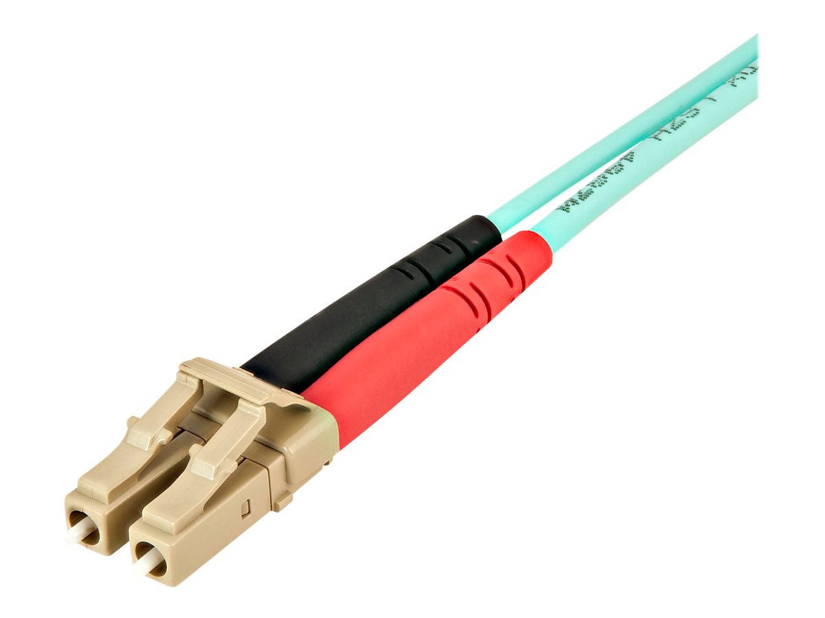 StarTech.com 5 m LC auf LC OM4 Multimode Glasfaserkabel, LWL Patchkabel - Netzwerkkabel - LC Multi-Mode (M)