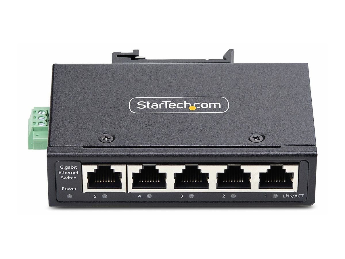 StarTech.com 5-Port Unmanaged Industrial Ethernet Switch