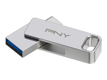 PNY Duo-Link - USB-Flash-Laufwerk - 64 GB - USB