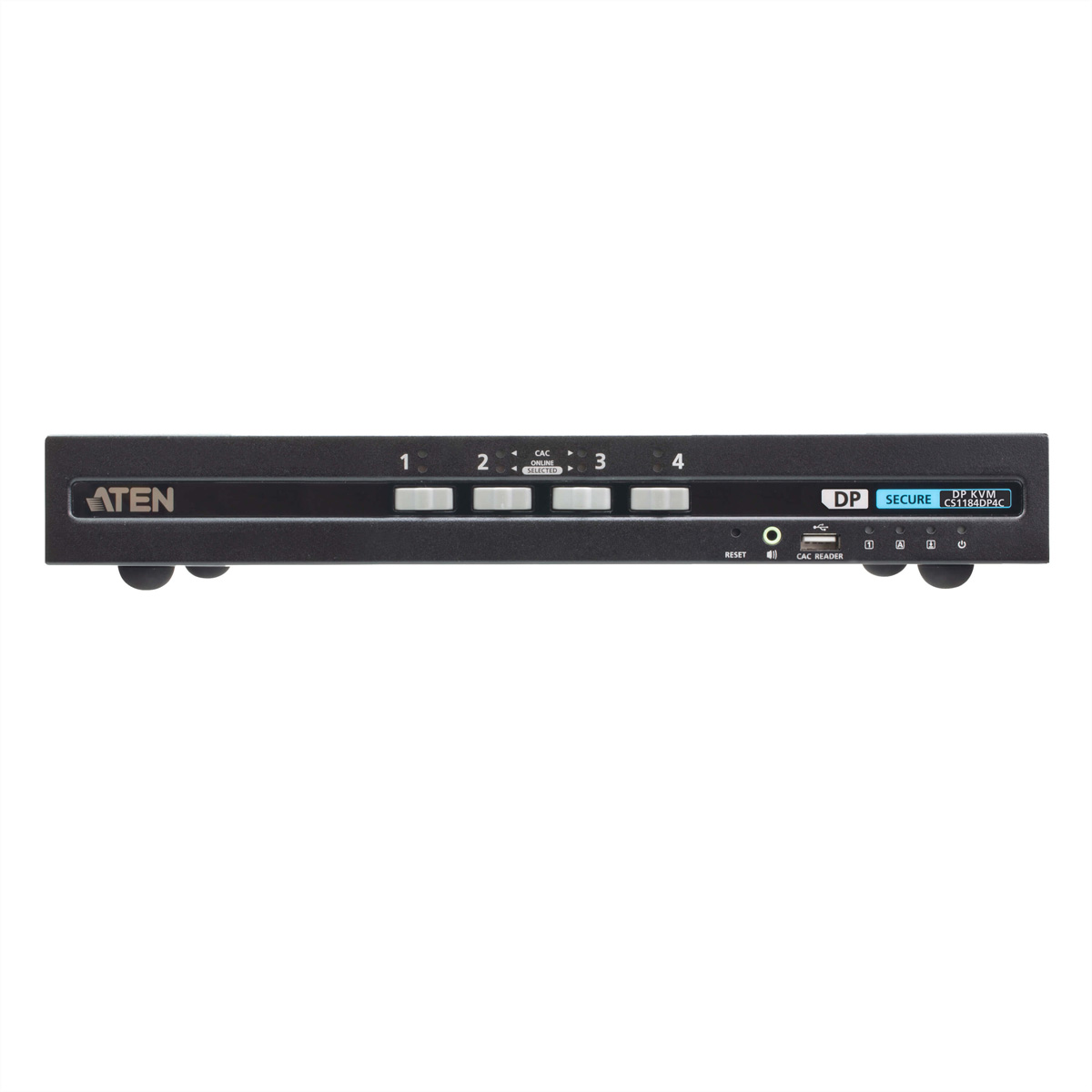 ATEN CS1184DP4C - KVM-Audio-Switch - PSD PP v4.0 Compliant DisplayPort sicher mit CAC