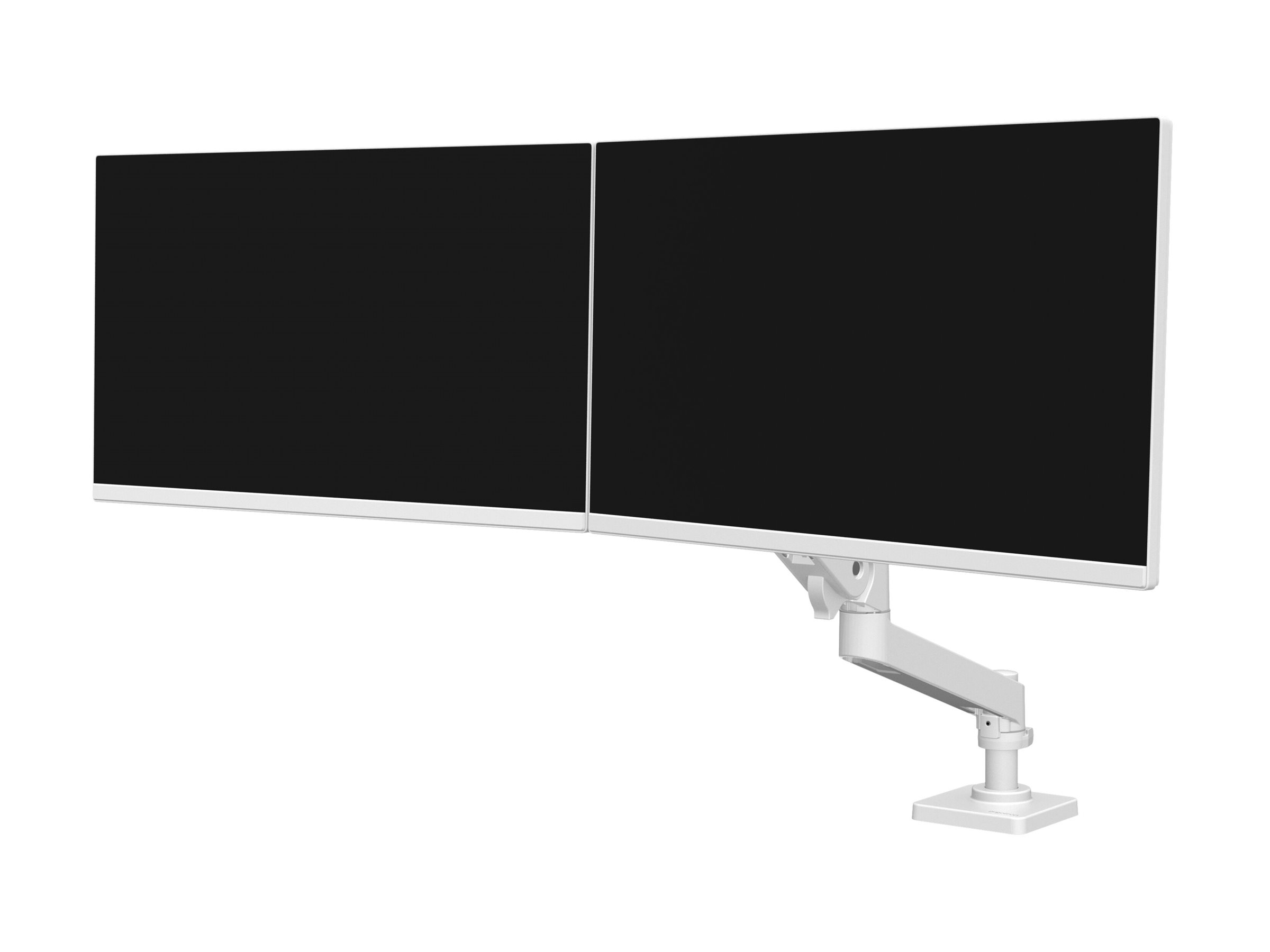 Ergotron LX Pro - Befestigungskit (Dual Direct Arm) - für 2 LCD-Displays - Aluminium - weiß - Bildschirmgröße bis zu 68,6 cm (bis zu 27 Zoll)