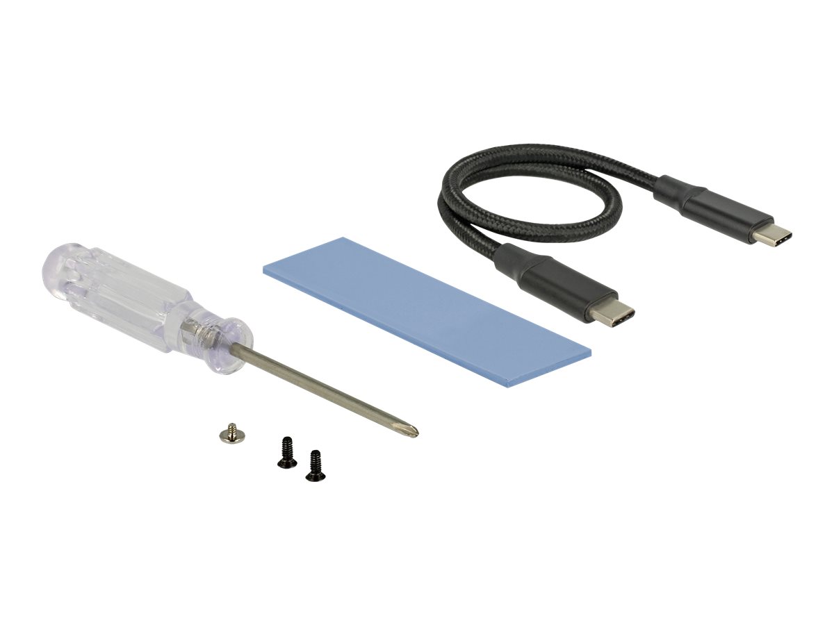 Delock Speichergehäuse - M.2 Card - USB 3.1 (Gen 2)