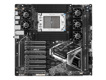ASRock WRX90 WS EVO - Motherboard - E-ATX  SSI EEB - Socket sTR5 - AMD WRX90 Chipsatz - USB-C 3.2 Gen 2x2 USB4 USB 3.2 Gen 1 USB 3.2 Gen 2 - 10 Gigabit LAN - Onboard-Grafik - HD Audio (8-Kanal)