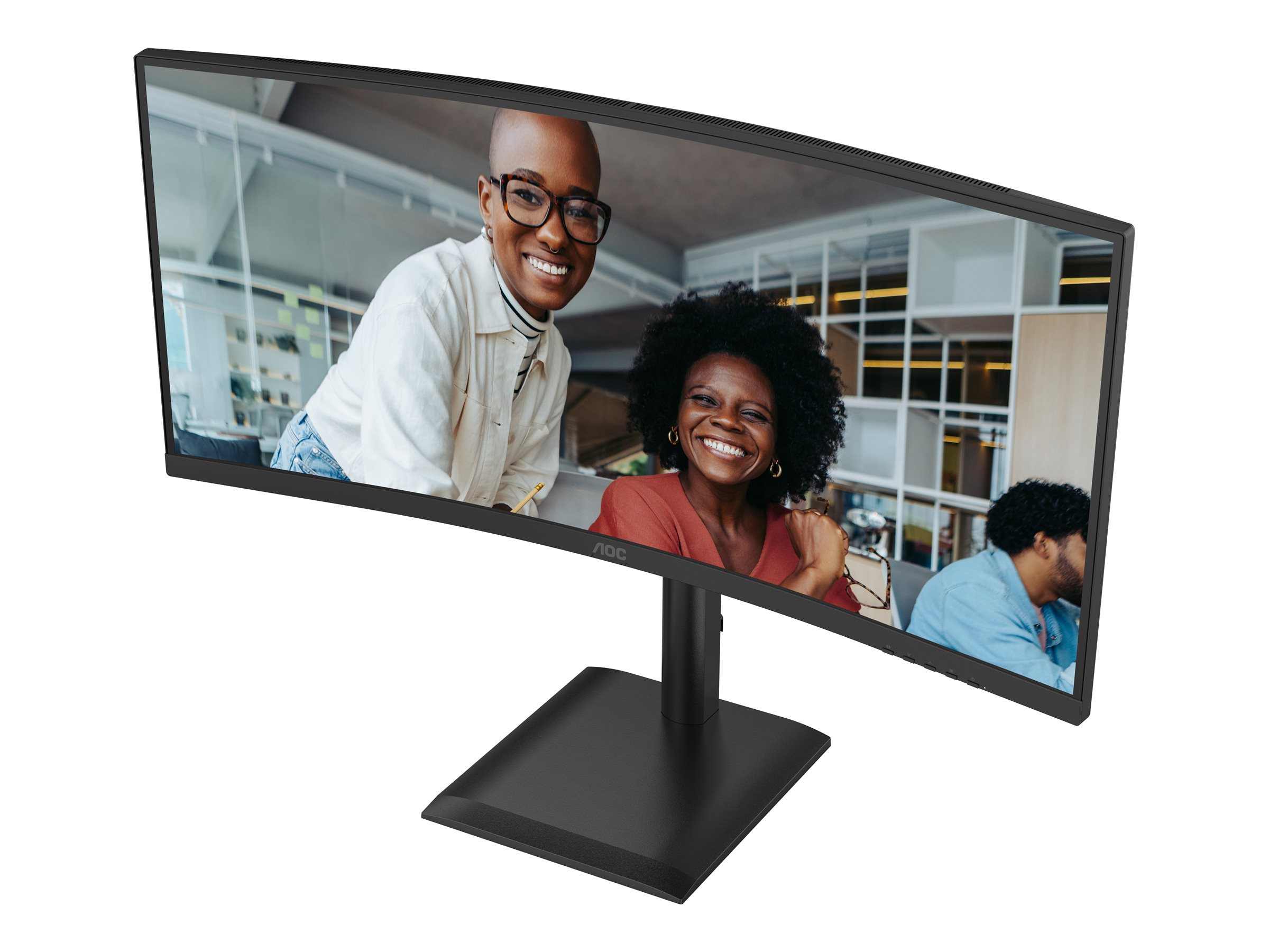 AOC CU34E4CV - LED-Monitor - gebogen - USB - 86.36 cm (34")