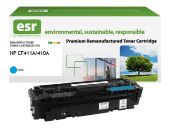 ESR Cyan - kompatibel - wiederaufbereitet - Tonerpatrone (Alternative zu: HP CF411A)