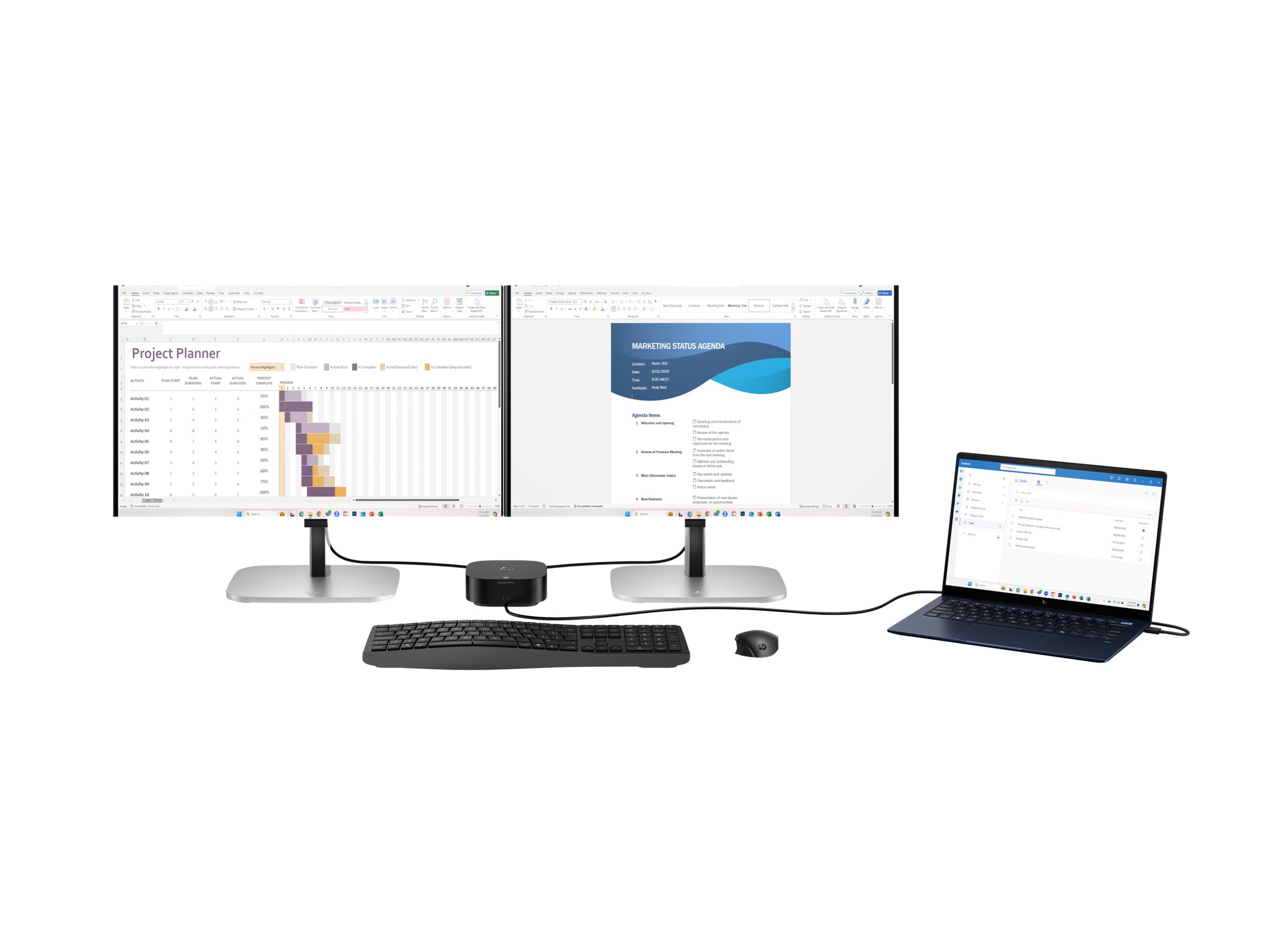 HP 524pn - Series 5 Pro - LED-Monitor - 61 cm (24")
