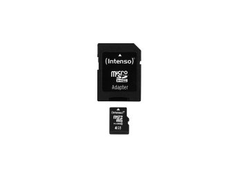 Intenso Class 10 - Flash-Speicherkarte (microSDHCSD-Adapter