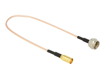 Delock Antennenkabel - SMB weiblich zu F-Stecker männlich