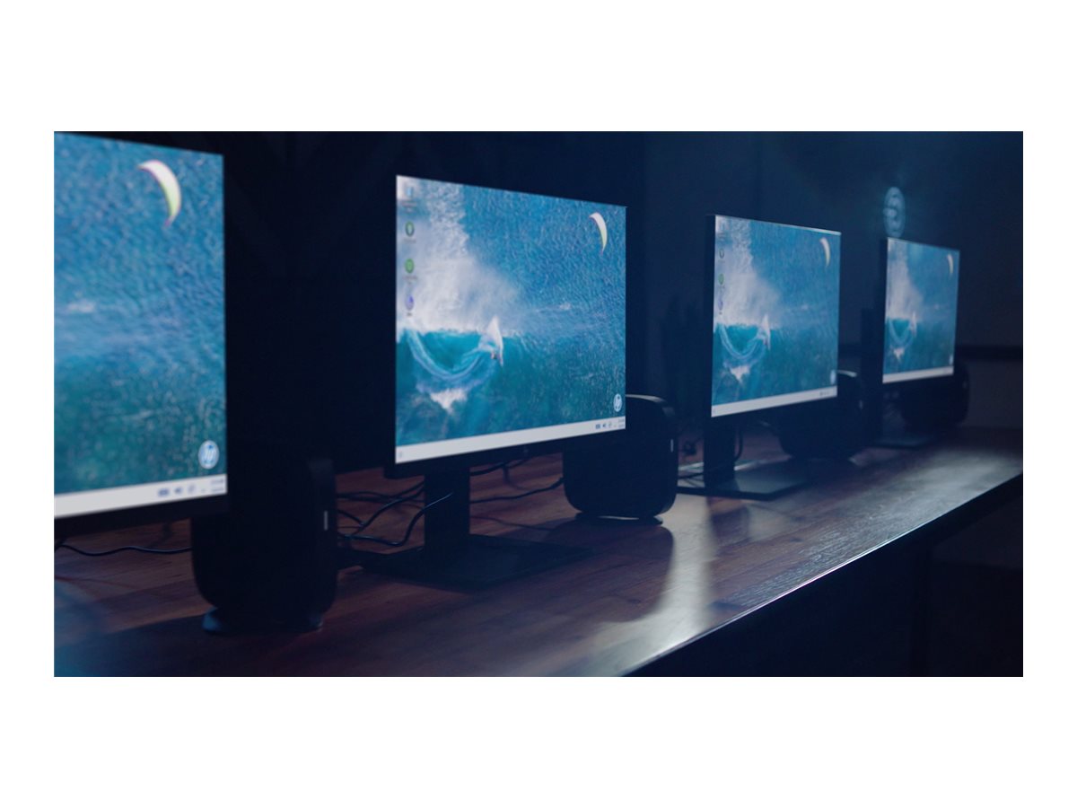 HP Elite t660 - Thin Client - SFF - 1 x U-Series U300E  1.1 GHz - RAM 8 GB - Flash 64 GB - eMMC - UHD Graphics - 1GbE, Wi-Fi 6E, Bluetooth 5.3 - WLAN 802.11abgnacax (Wi-Fi 6E)