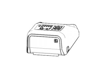 Zebra Abdeckungseinheit mit Medienfenster