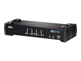 ATEN CubiQ CS1764A - KVM-Audio-Switch - 4 x KVMAudio