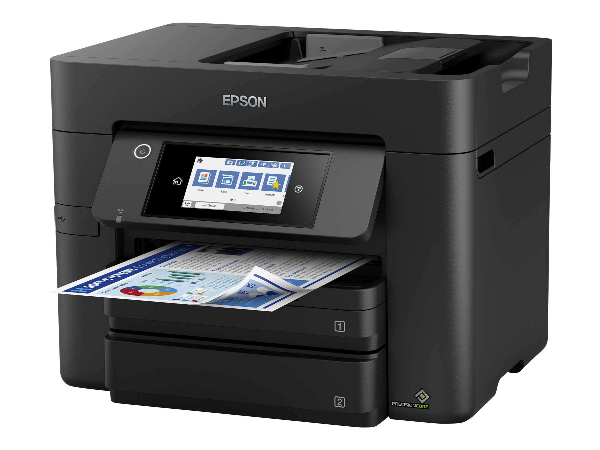 Epson WorkForce Pro WF-4830DTWF - Multifunktionsdrucker - Farbe - Tintenstrahl - A4Legal (Medien)