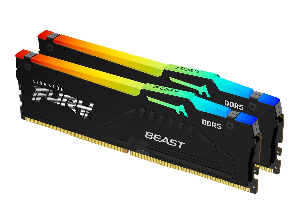 Kingston FURY Beast RGB - DDR5 - Kit - 16 GB 2 x 8 GB