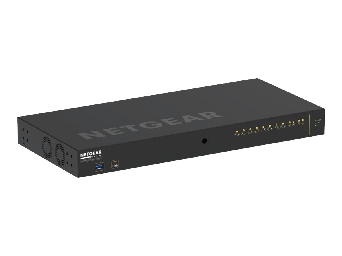 Netgear AV Line M4250-10G2F-PoE+ - Switch - L3 - managed - 10 x 101001000 (8 PoE+)