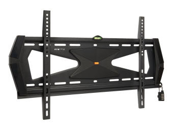 Tripp Eaton Tripp Lite Series Heavy-Duty Fixed Security Display TV Wall Mount for 37 to 80 TVs and Monitors Flat or Curved Screens - Klammer - für Flachbildschirm - verriegelbar - Stahl - Schwarz - Bildschirmgröße: 94-203 cm (37-80)