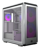 Cooler Master Geh MasterFrame 600 Mesh Silber ARGB - MidiMinitower - ATX
