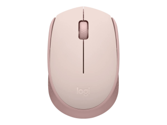 Logitech M171 - Maus - rechts- und linkshändig - optisch - 3 Tasten - kabellos - 2.4 GHz - kabelloser Empfänger (USB)
