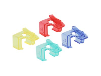Delock Repair Clip Set 1 - Netzwerkanschluss Reparatur-Clip - Blau, Gelb, Rot, grün (Packung mit 40)